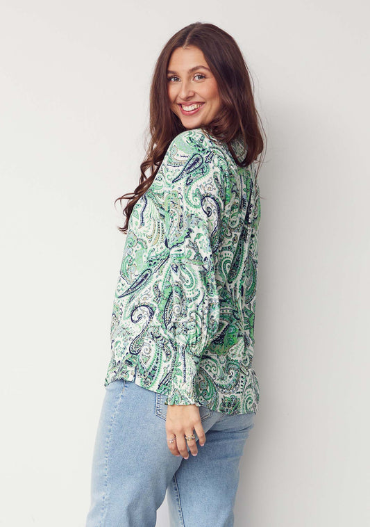 Isay-Gyta Ruffle-Blus