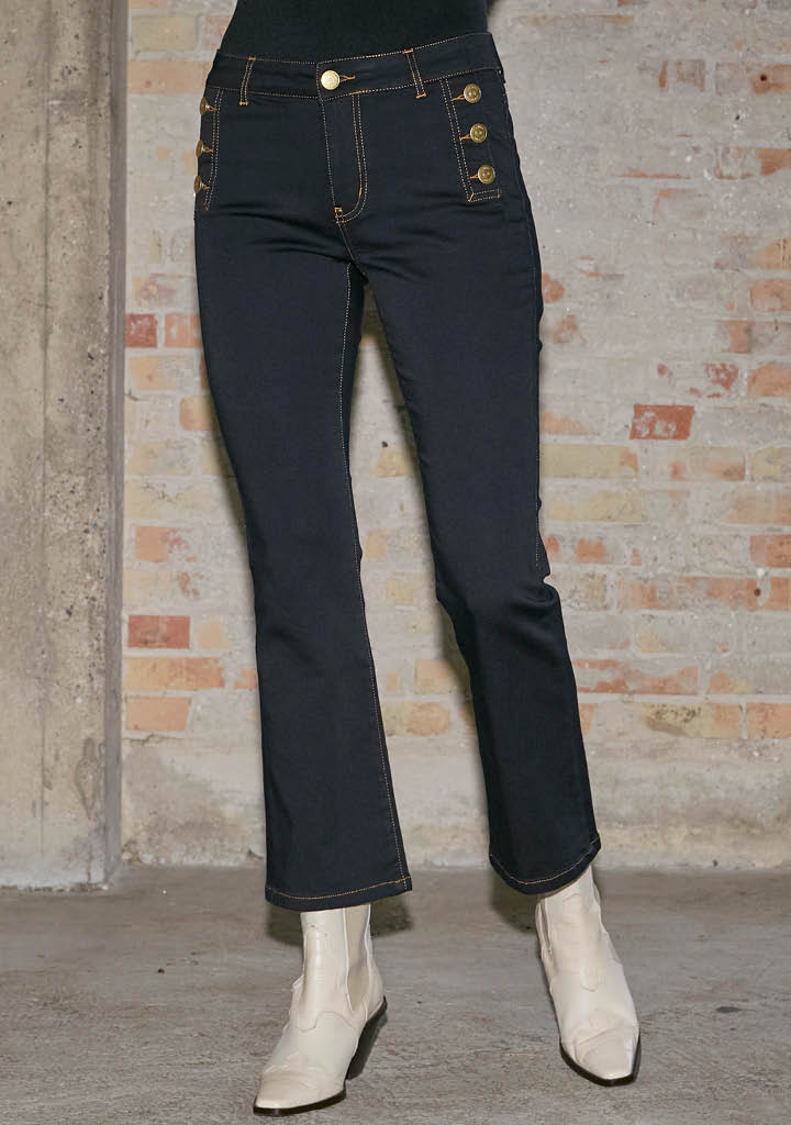 Isay-Lido Button Jeans