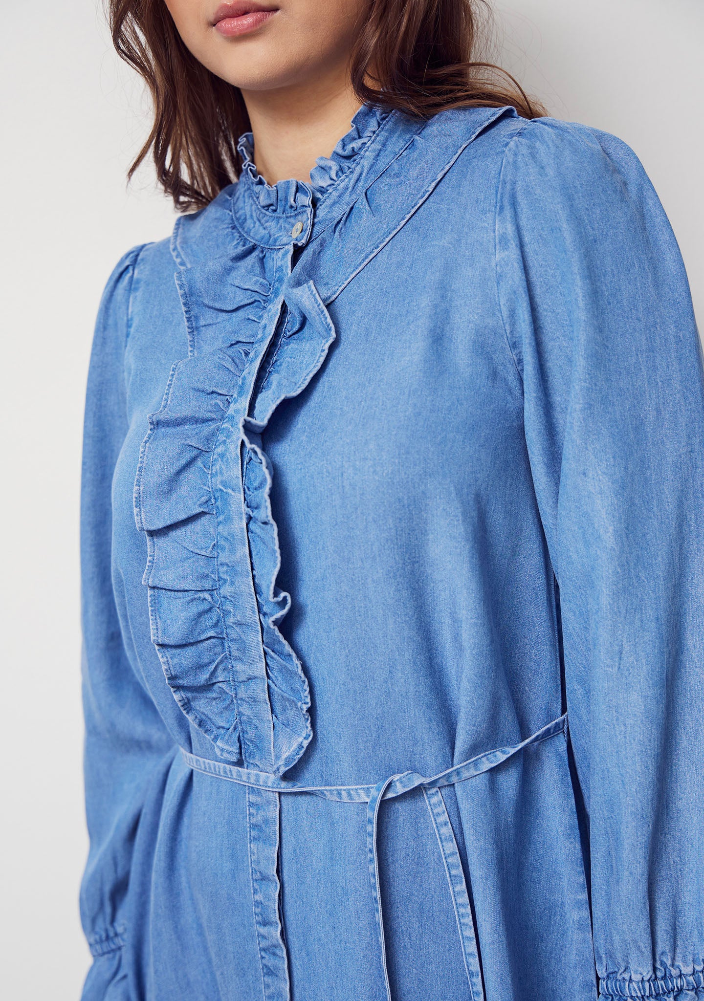 Isay-Klänning Ganja Flounce