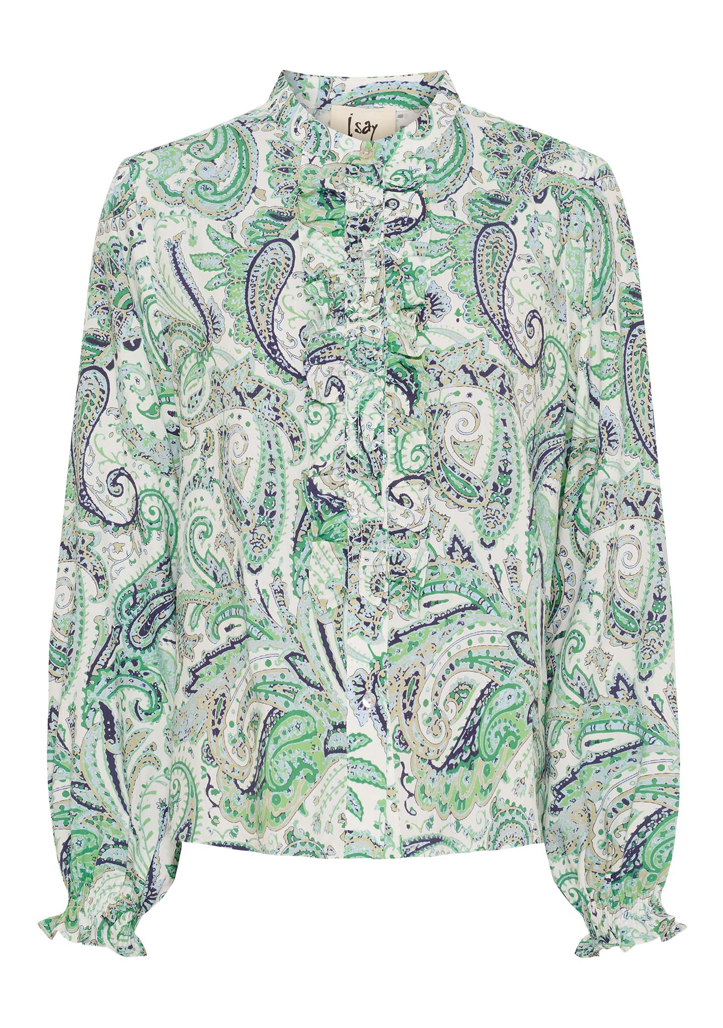 Isay-Gyta Ruffle-Blus
